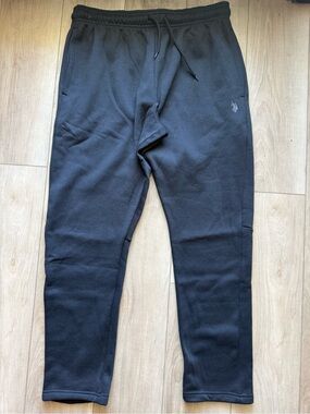 U.S. Polo Assn. Men's Black Jogger Sweatpants